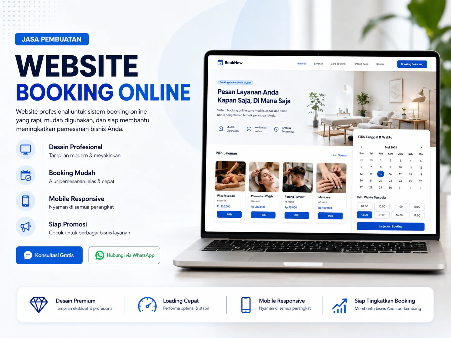Jasa Pembuatan Website Booking Online