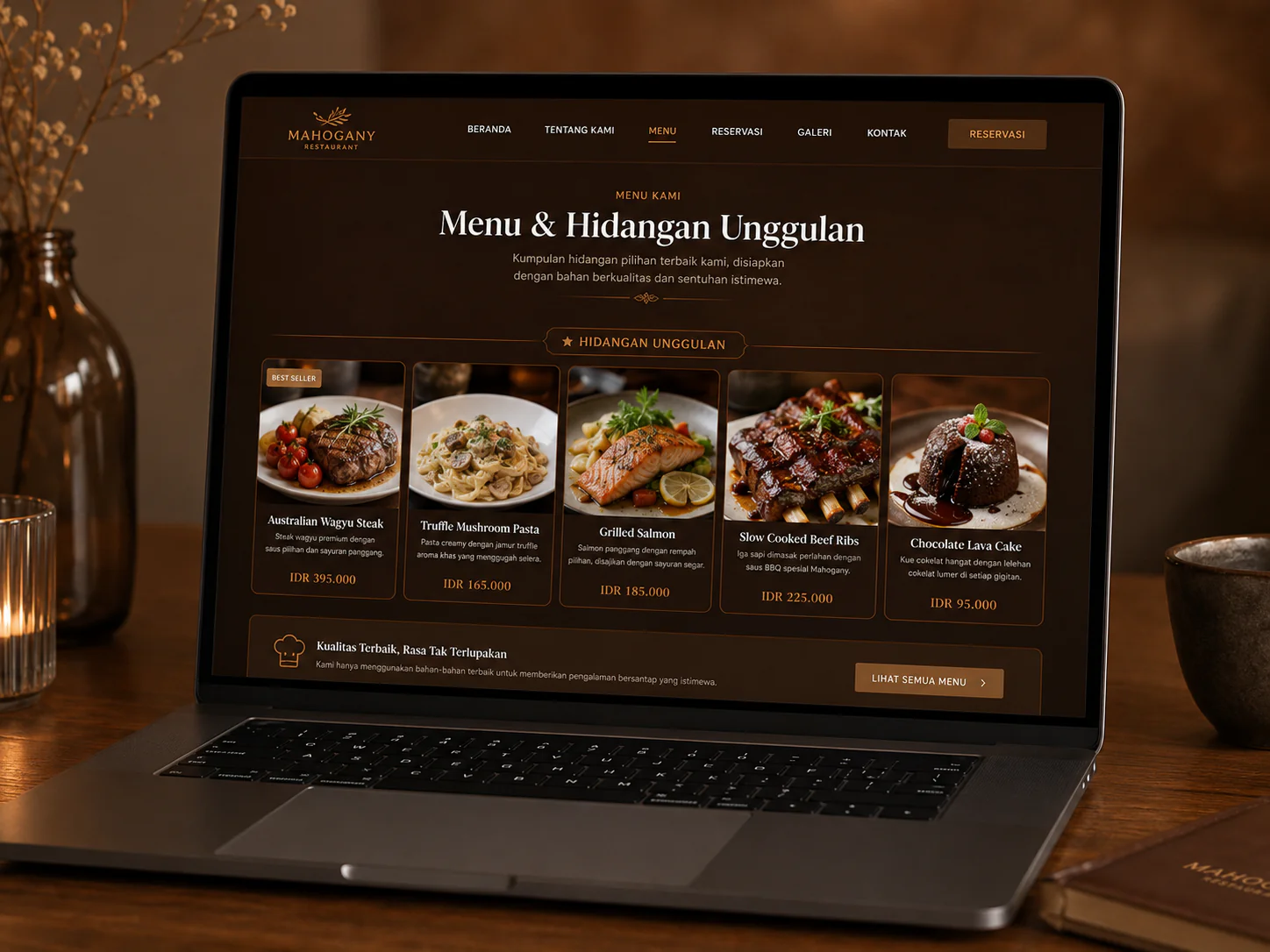 Menu dan Hidangan Unggulan